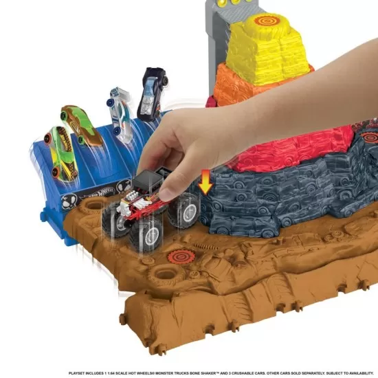 Arena Hot Wheels Monster Trucks Smashers Bone Shaker Ultimate Crush Arena Hot Wheels Monster Trucks Smashers Bone Shaker Ultimate Crush