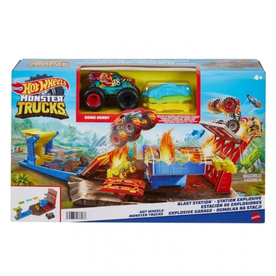 Set Hot Wheels Monster Trucks Blast Station Set Hot Wheels Monster Trucks Blast Station