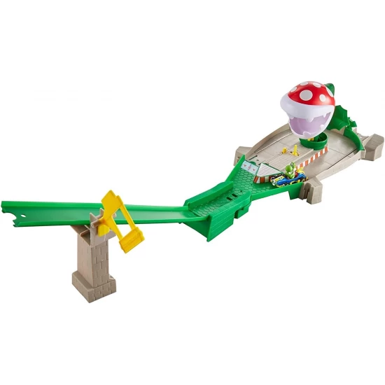 Pista Mario Kart planta Piranha Hot Wheels 