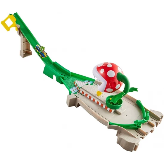 Pista Mario Kart planta Piranha Hot Wheels 