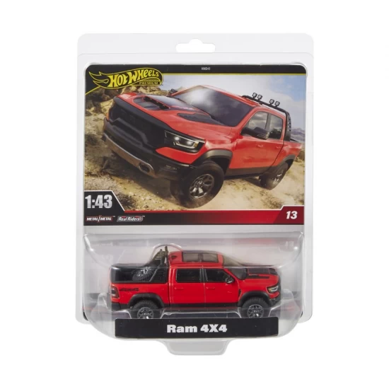Masinuta metalica RAM 4x4 Hot Wheels Premium Real Riders scara 1:43 