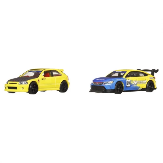 Set 2 masinute metalice Hot Wheels Premium Honda Civic 99 Typer R EK9 si Honda Civic Typer R scara 1:64 Set 2 masinute metalice Hot Wheels Premium Honda Civic 99 Typer R EK9 si Honda Civic Typer R scara 1:64