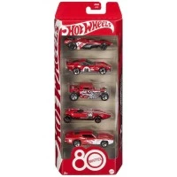 Set 5 masinute metalice aniversare 80 de ani Hot Wheels scara 1:64