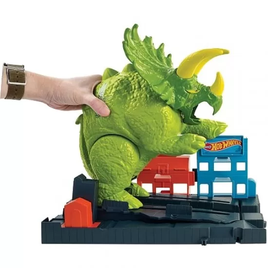 Set de joaca Hot Wheels - Dinozaurul furios Set de joaca Hot Wheels - Dinozaurul furios