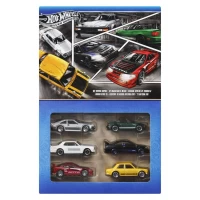Set 6 masinute metalice Hot Wheels Silver Series tematica japoneza