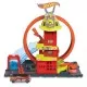 Statia de pompieri Super Loop Hot Wheels 