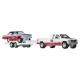 Transportator Hot Wheels Chevy Silverado 3500 88 cu masinuta Chevy Nova 63 scara 1:64