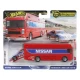 Transportator Hot Wheels Euro Hauler cu masinuta Nissan 300 ZX GTS scara 1:64