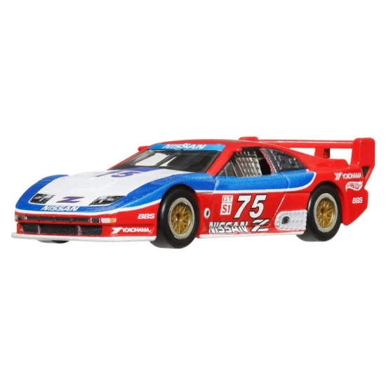 Transportator Hot Wheels Euro Hauler cu masinuta Nissan 300 ZX GTS scara 1:64