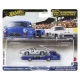 Transportator Hot Wheels Mercedes-Benz 55 Blaues Wunder cu masinuta Mercedes-Benz 300 SL scara 1:64 Transportator Hot Wheels Mercedes-Benz 55 Blaues Wunder cu masinuta Mercedes-Benz 300 SL scara 1:64
