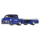Transportator Hot Wheels Mercedes-Benz 55 Blaues Wunder cu masinuta Mercedes-Benz 300 SL scara 1:64 Transportator Hot Wheels Mercedes-Benz 55 Blaues Wunder cu masinuta Mercedes-Benz 300 SL scara 1:64