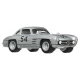 Transportator Hot Wheels Mercedes-Benz 55 Blaues Wunder cu masinuta Mercedes-Benz 300 SL scara 1:64 Transportator Hot Wheels Mercedes-Benz 55 Blaues Wunder cu masinuta Mercedes-Benz 300 SL scara 1:64