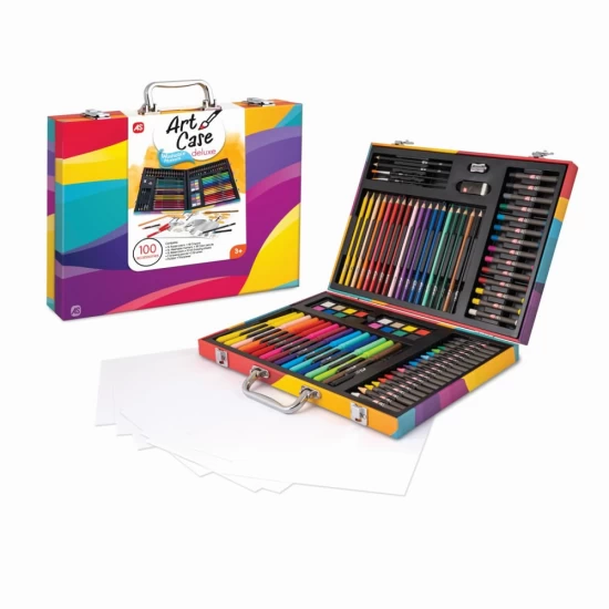 Trusa pentru desen Deluxe 100 accesorii