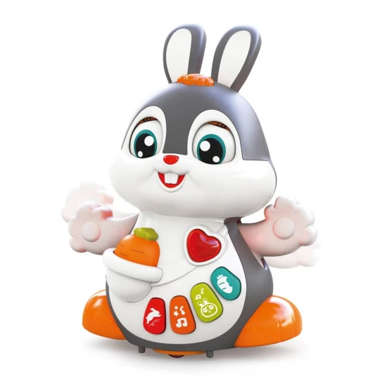 Jucarie interactiva iepurasul dansator Hola Toys Jucarie interactiva iepurasul dansator Hola Toys