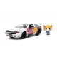 Set masinuta metalica Toyota Trueno scara 1:24 si figurina Aggretsuko