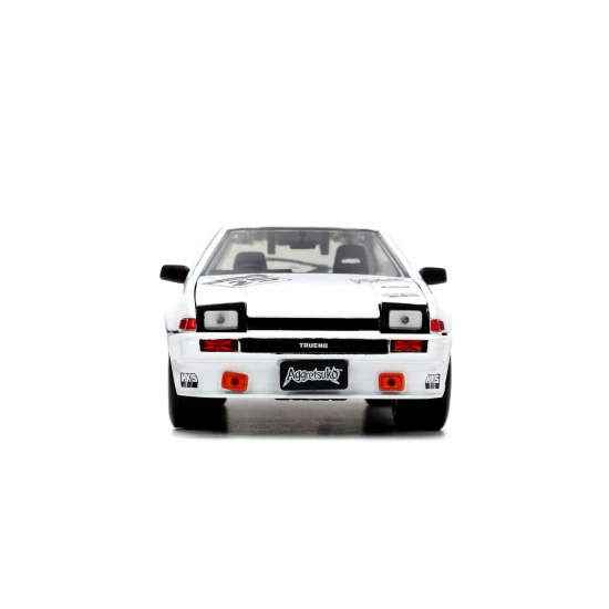 Set masinuta metalica Toyota Trueno scara 1:24 si figurina Aggretsuko