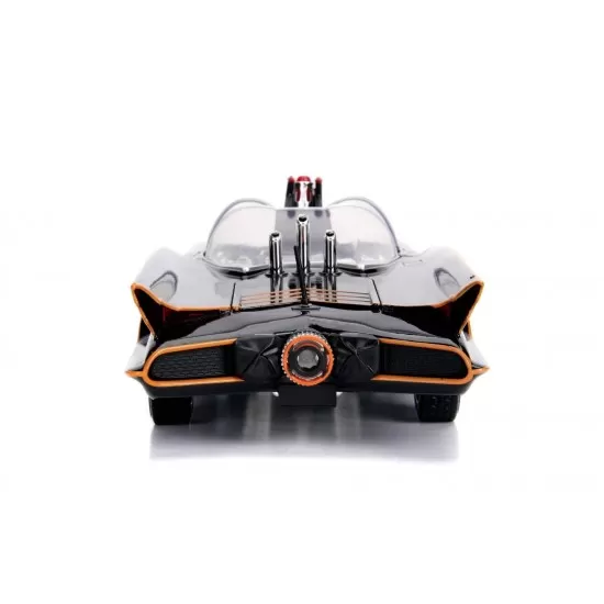 Masinuta RC Batmobile scara 1:18 cu 2 figurine Batman si Robin Masinuta RC Batmobile scara 1:18 cu 2 figurine Batman si Robin