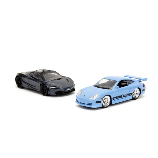 Set 2 masinute metalice Porsche 911 GT3 RS si McLaren 720S Fast and Furious Legacy scara 1:32 Set 2 masinute metalice Porsche 911 GT3 RS si McLaren 720S Fast and Furious Legacy scara 1:32