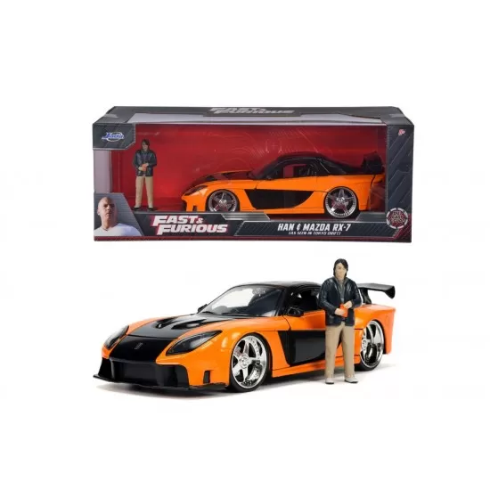 Masinuta metalica Mazda RX7 Jada Fast and Furious 19 cm Masinuta metalica Mazda RX7 Jada Fast and Furious 19 cm