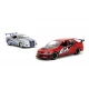 Set 2 masini metalice Mitsubishi Lancer Evolution IX 1:32 Jada Fast and Furious 