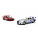Set 2 masini metalice Mitsubishi Lancer Evolution IX 1:32 Jada Fast and Furious 
