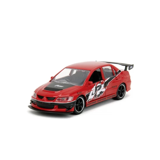 Set 2 masini metalice Mitsubishi Lancer Evolution IX 1:32 Jada Fast and Furious 