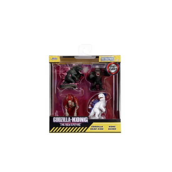 Set 4 figurine metalice Jada Godzilla 6.5 cm