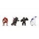 Set 4 figurine metalice Jada Godzilla 6.5 cm