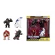Set 4 figurine metalice Jada Godzilla 6.5 cm