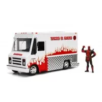 Set camionul de mancare Marvel scara 1:24 si figurina metalica Deadpool