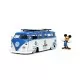 Masina din metal Volkswagen T1 Bus scara 1:24 cu figurina Mickey Mouse Masina din metal Volkswagen T1 Bus scara 1:24 cu figurina Mickey Mouse