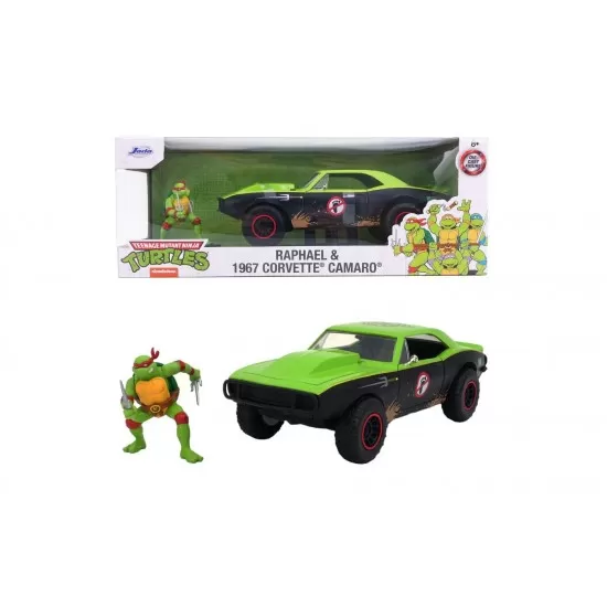 Masinuta metalica Jada Testoasele Ninja Raphael Chevy Camaro scara 1:24 Masinuta metalica Jada Testoasele Ninja Raphael Chevy Camaro scara 1:24