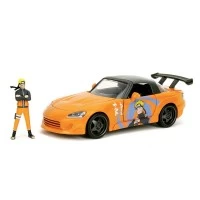 Set figurina Naruto si masinuta metalica Honda 2001 S2000 scara 1:24