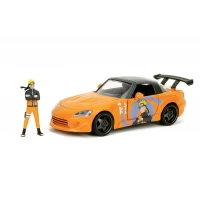Set figurina Naruto si masinuta metalica Honda 2001 S2000 scara 1:24