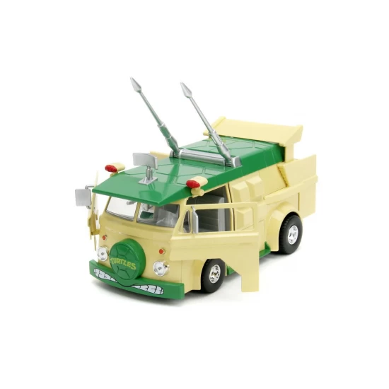 Set figurina Donatello si masina metalica Testoasele Ninja scara 1:24 Set figurina Donatello si masina metalica Testoasele Ninja scara 1:24