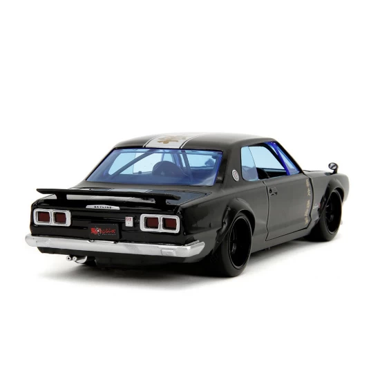Set Jada Tokyo Revengers figurina metalica 7 cm si masinuta Nissan Skyline GTR scara 1:24 Set Jada Tokyo Revengers figurina metalica 7 cm si masinuta Nissan Skyline GTR scara 1:24