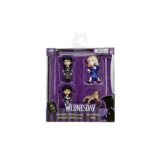 Set 4 figurine metalice 6.5 cm Jada Wednesday Set 4 figurine metalice 6.5 cm Jada Wednesday