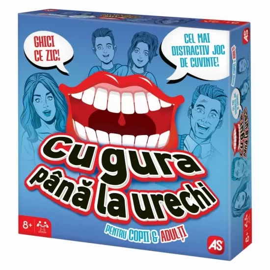 Joc pentru adulti si copii - Cu gura pana la urechi