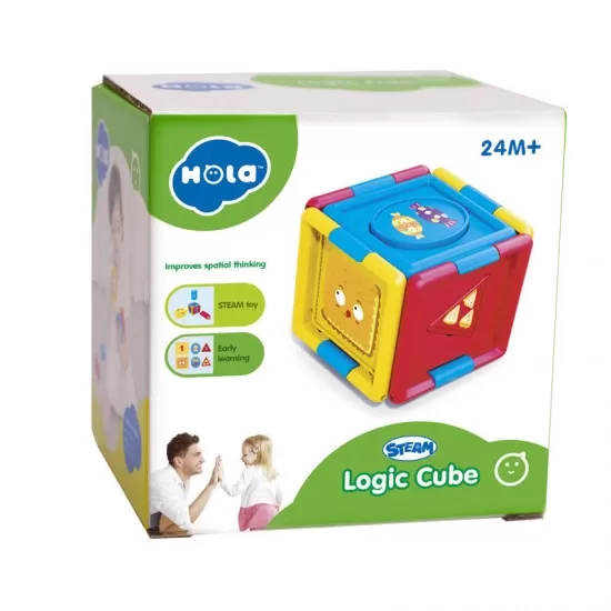 Jucarie educativa Hola Toys - Cubul logic Jucarie educativa Hola Toys - Cubul logic