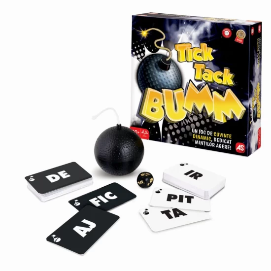 Joc de societate Tick Tack Bumm, 2 jucatori, +10 ani