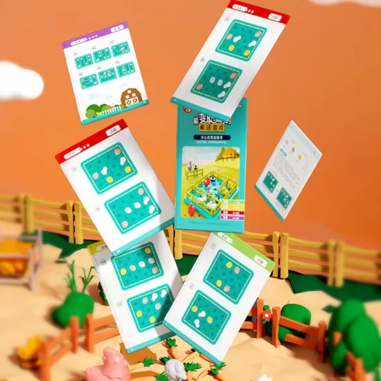Joc educational Hola Toys - Ferma vesela