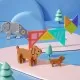 Joc educational Tangram magnetic Hola Toys