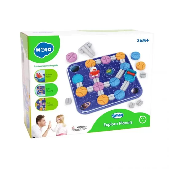Joc educativ Hola Toys - Exploreaza planetele