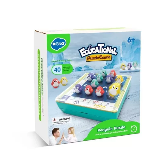 Joc interactiv puzzle pinguini Hola Toys