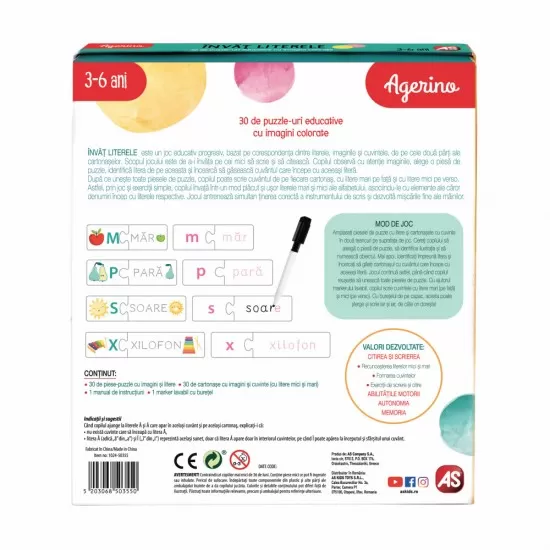 Joc educativ - Invat literele Joc educativ - Invat literele