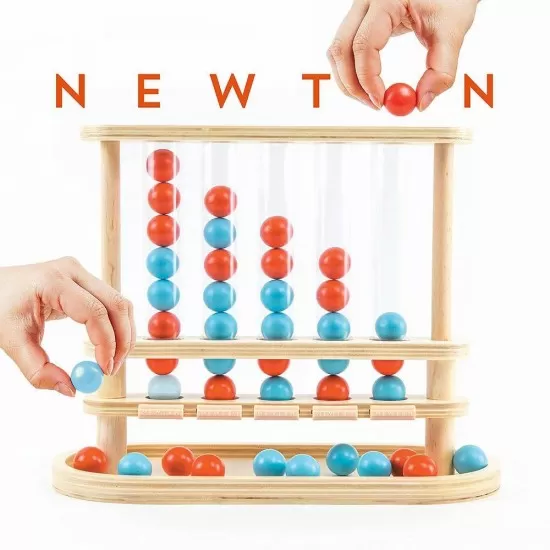 Joc Marbles Newton 5 in Linie din lemn Joc Marbles Newton 5 in Linie din lemn