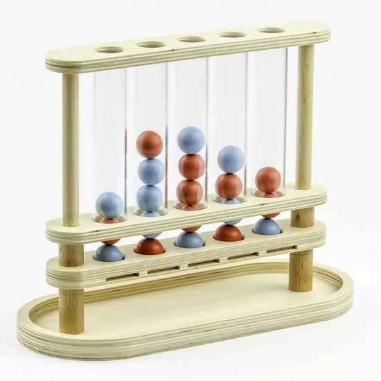 Joc Marbles Newton 5 in Linie din lemn Joc Marbles Newton 5 in Linie din lemn