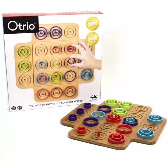 Joc Marbles Otrio Deluxe Edition din lemn
