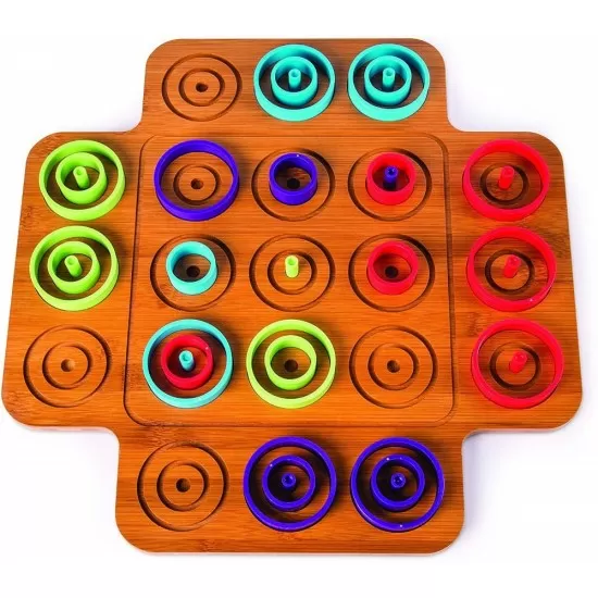 Joc Marbles Otrio Deluxe Edition din lemn