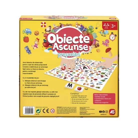 Joc pentru prescolari - Obiecte ascunse Joc pentru prescolari - Obiecte ascunse